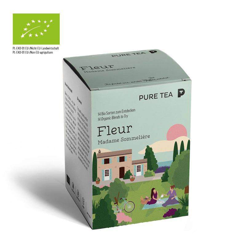 Musterschachtel Fleur - Bio Tee von Pure Tea